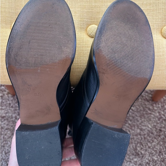 Madewell The Patti Lace-Up Combat Riding Boots 8.5 Black - Picture 3 of 5